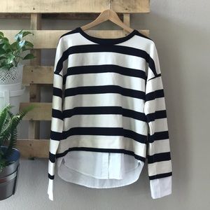 J. Crew striped long sleeve